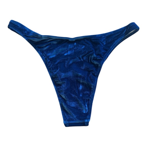 Solid & Striped Annabelle Velvet Bottoms in Aqua Velvet NWT - Picture 5 of 6